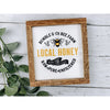 local honey subway tile sign